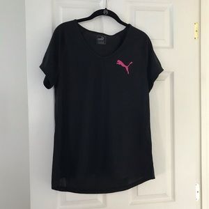 Puma mesh back workout tee XL